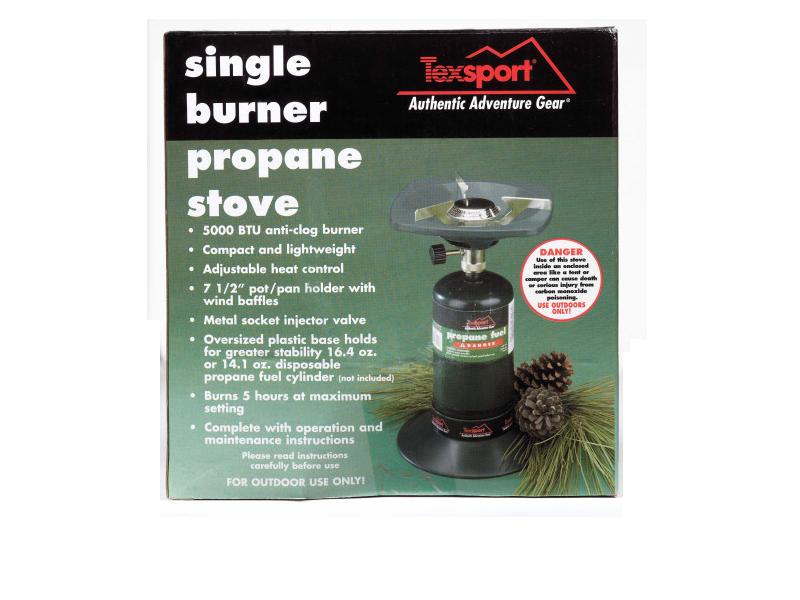 Texsport Single Burner Propane Stove (14213)